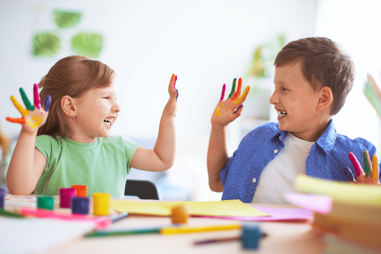 Aplicação de atividades lúdicas com os alunos do 7° A, nas aulas de