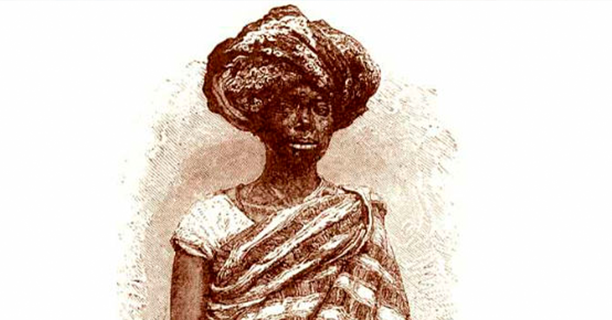 Ilustração de Dandara dos Palmares, uma importante líder negra e símbolo de resistência na luta contra a escravidão, celebrando o Dia da Consciência Negra.